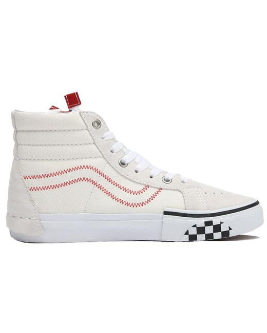 Vans White Sk8-Hi Reissue Cap for men