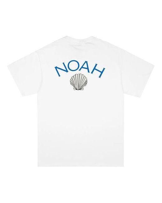 Adidas White Originals X Noah Shell Logo Pocket Teet for men