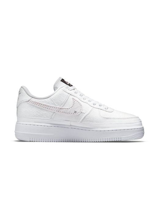 Nike White (Wmns) Air Force 1 '07 Premium 'Reveal