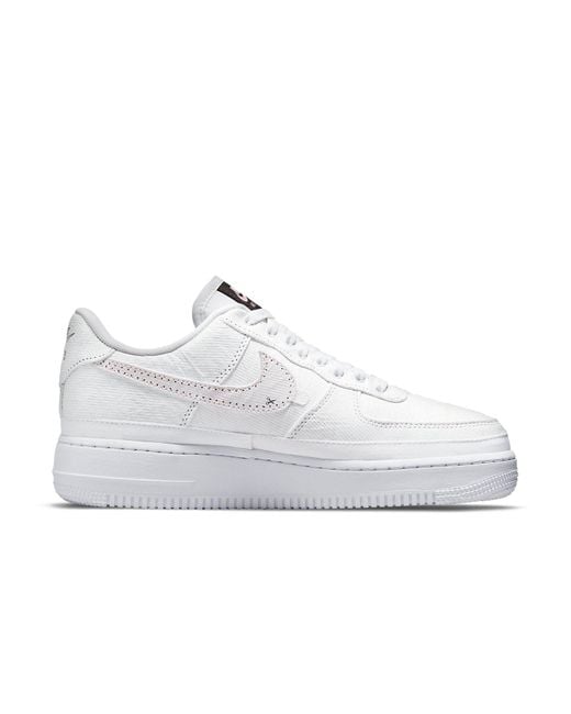 Nike White (Wmns) Air Force 1 '07 Premium 'Reveal