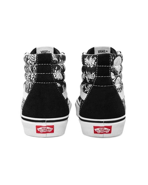 Vans Black Sk8-Hi 'Forgotten Bones' for men