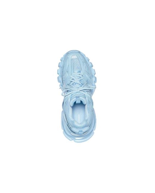 Balenciaga Blue Track Sneaker 'Metallic Light' for men