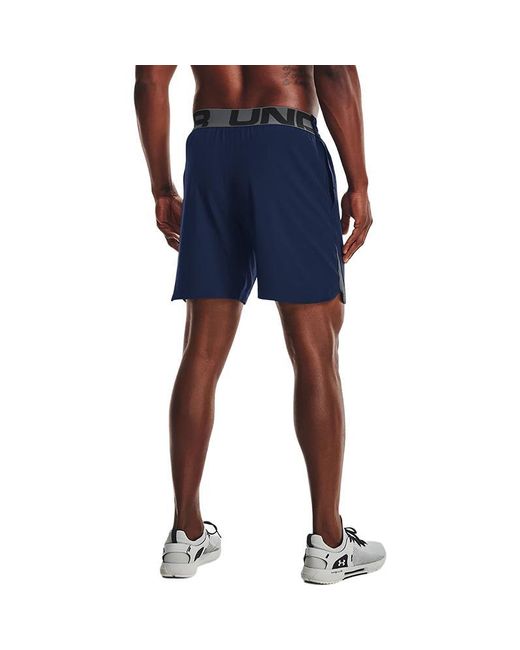 Under Armour Blue Elevated Woven Sports Shorts for men