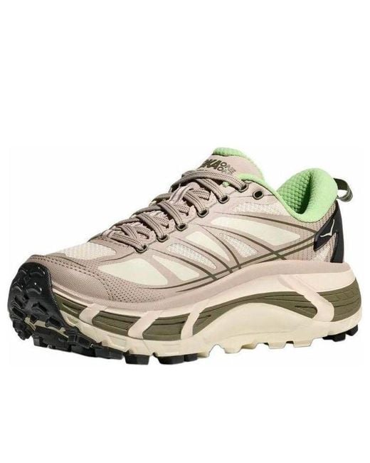 Hoka One One White Mafate Speed 2 'Putty Eucalyptus' for men