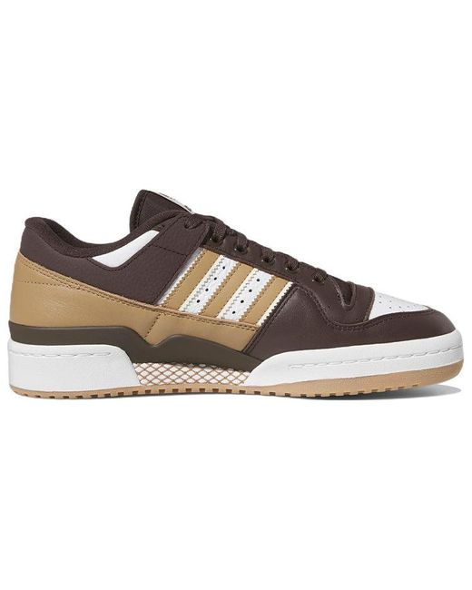 Adidas Brown Forum 84 Low Adv 'Dark Ecru Tint' for men