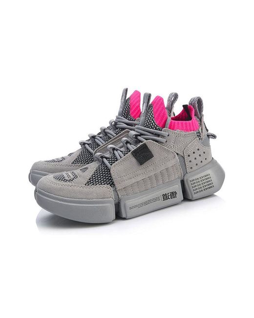 Li-ning Gray (Wmns) Essence 2 Ace X Paris Fashion Week