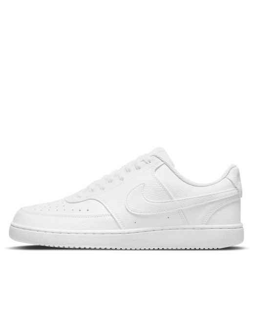 Nike White Court Vision Low Next Nature Shoes for men