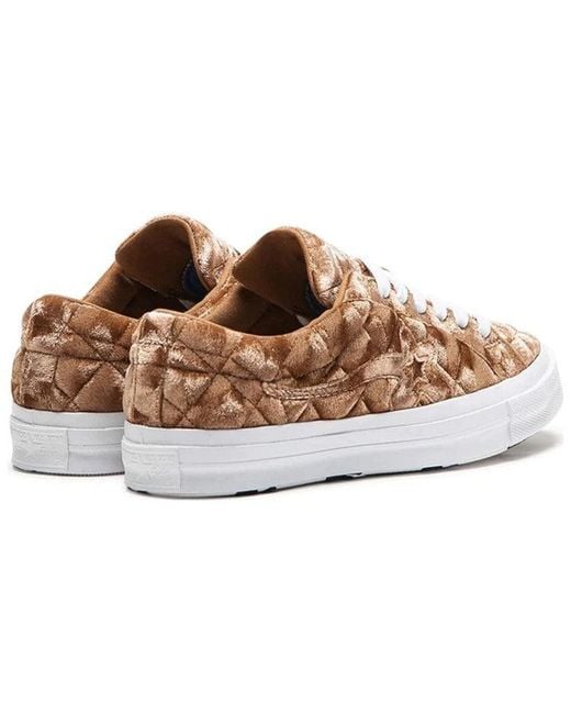 Converse Brown Golf Le Fleur X One Star 'Quilted Velvet' for men