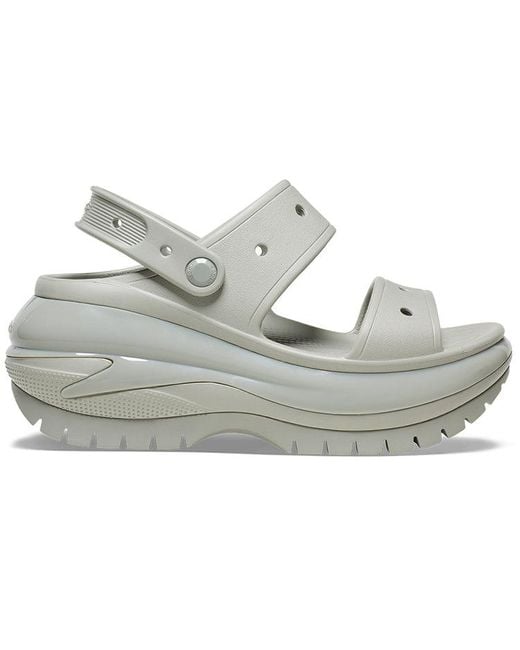 CROCSTM Metallic Mega Crush Sandals 'Elephant'
