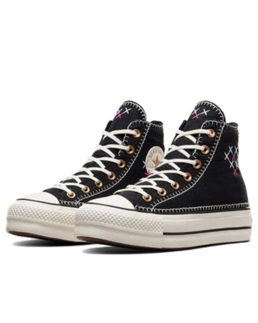 Converse Blue (Wmns) Chuck Taylor All Star Lift Crafted Stitching Platform