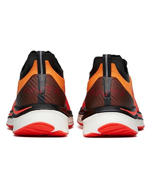 Anta Orange Running Series Sneakers Wormhole Tech for men