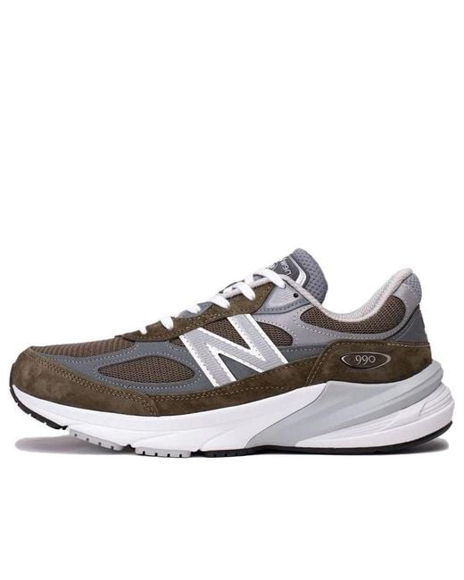New Balance White 990 V6 'True Camo' for men