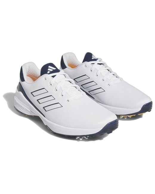 Adidas White Zg23 Golf Shoes Collegiate Solar' for men