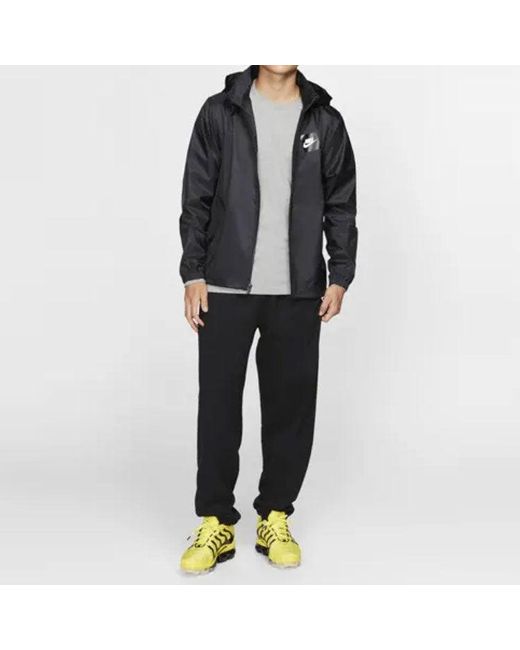 Nike Black Lab Logo Retro Classic Fleece Lined Bundle Feet Sports Pants/Trousers/Joggers for men