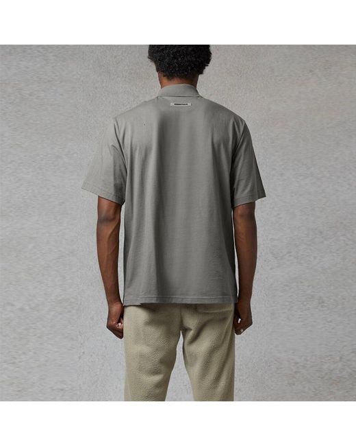 Fear Of God Gray Ss20 Polo Shirt 'Cement' for men