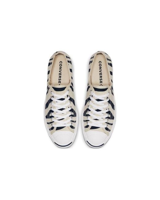 Converse White Jack Purcell Ox 'Zebra Print' for men