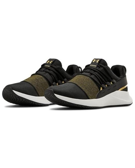 Under Armour Black (Wmns) Charged Breathe Metallic Sports Shoes