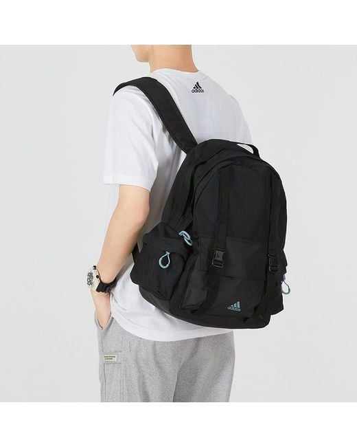 Adidas Black Cxplr Bp Athleisure Casual Sports Backpack Schoolbag