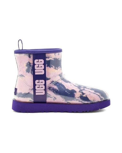 Ugg Purple (Wmns) Classic Clear Mini Marble