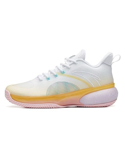 Anta White Basketball Series Sneakers for men