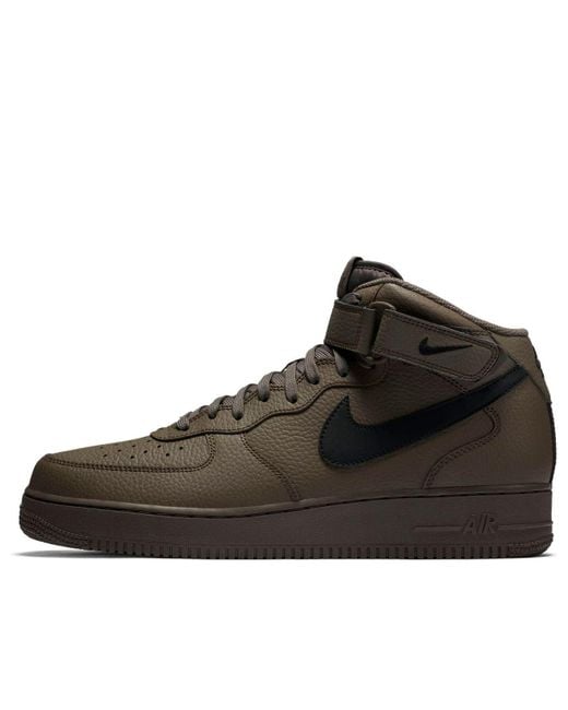Nike Brown Air Force 1 Mid 'Ridgerock' for men