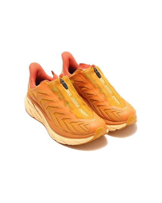 Hoka One One Orange Project Clifton 'Desert Sun' for men