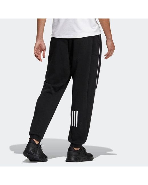 Adidas Black Minimalistic Alphabet Printing Bundle Feet Sports Pants/Trousers/Joggers for men