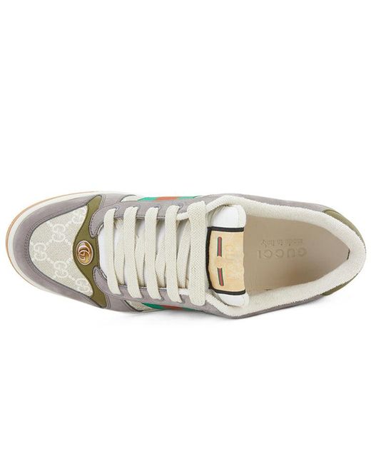 Gucci Blue Screener Sneaker 'Gg Canvas for men