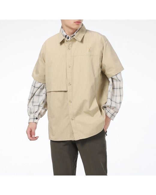 PUMA Natural Classics Oversized Short Sleeve Polo Shirt for men