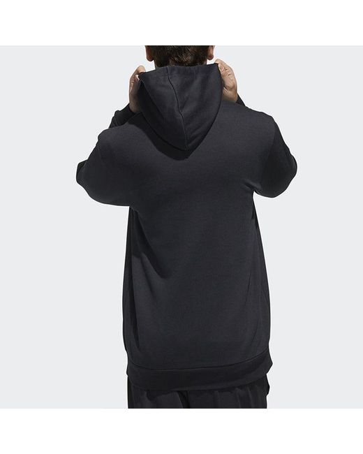 Adidas Blue Knitted Hooded Casual Sports Jacket for men