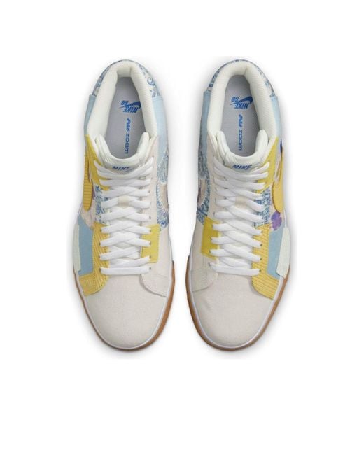Nike Blue Zoom Blazer Mid Premium Sb 'Paisley Pack for men