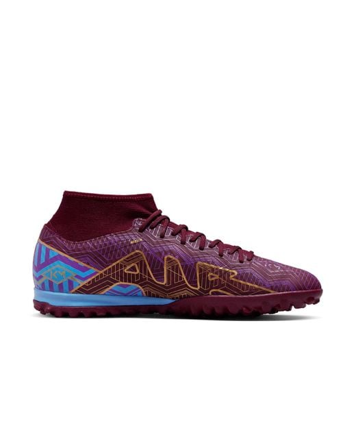 Nike Purple Mercurial Superfly 9 Academy Km Tf for men