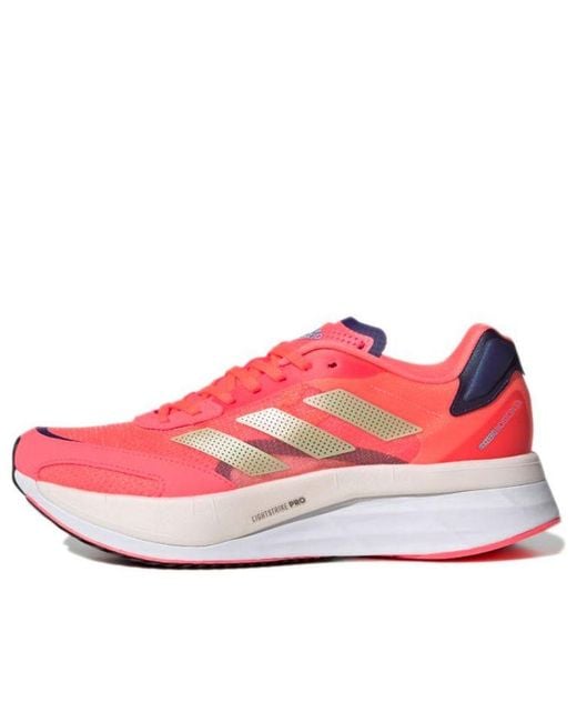 Adidas Pink (Wmns) Adizero Boston 10 'Turbo Sandy Metallic'