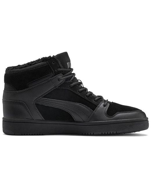 PUMA Black Rebound Layup Sd 'Fur for men