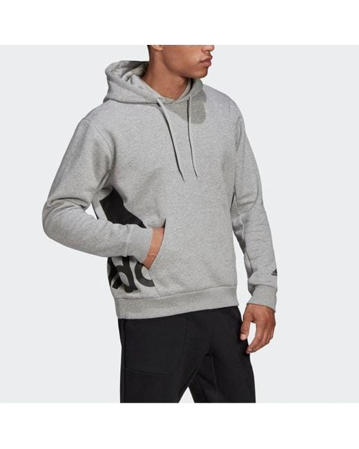 Adidas Gray Casual Training Sports Fleece Lined for men