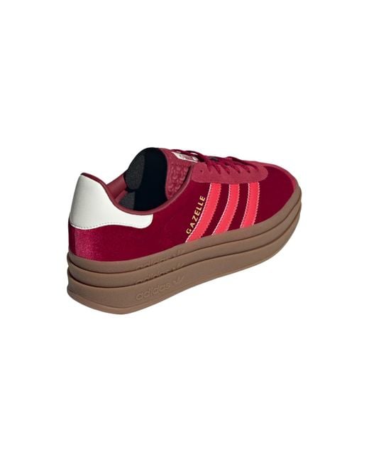 Adidas Red (Wmns) Gazelle Bold 'Bright Velvet'