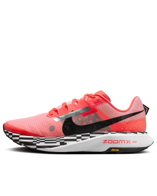 Nike Red Zoomx Ultrafly Trail 'Bright Crimson' for men