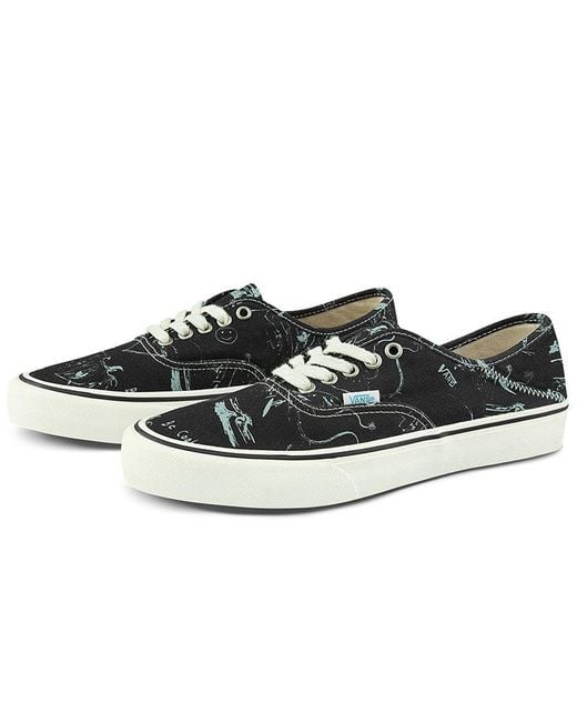 Vans Black Chris Johanson X Authentic Sf Antique' for men