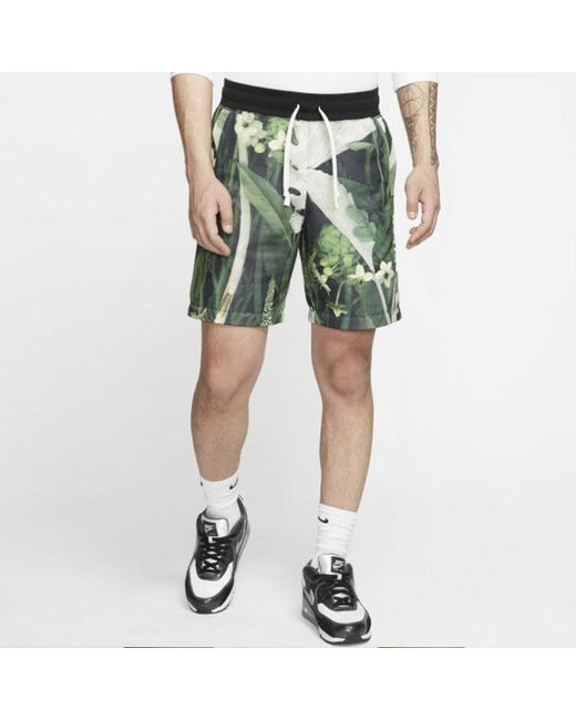 Nike Green Sportswear Jdi Floral Umni Short For for men