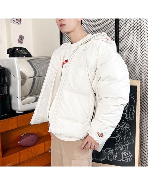 PUMA White Verde Scarpe Replicat Jacket for men