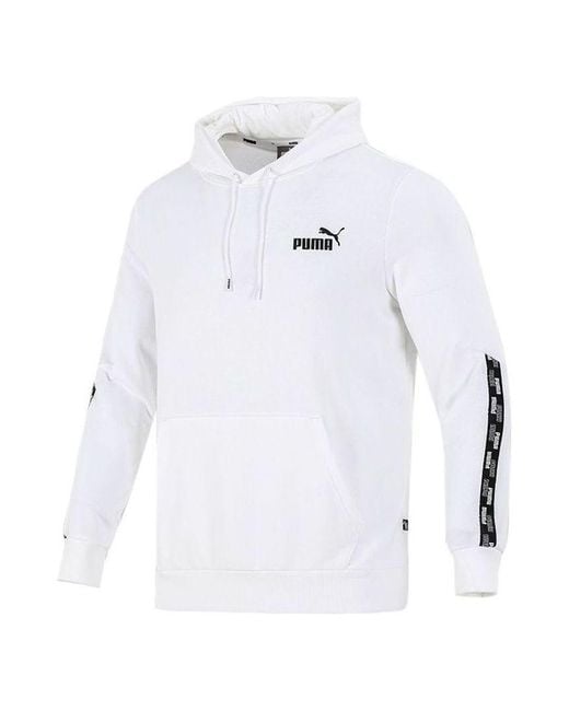 PUMA White Essentials Tape Sweatshirt for men