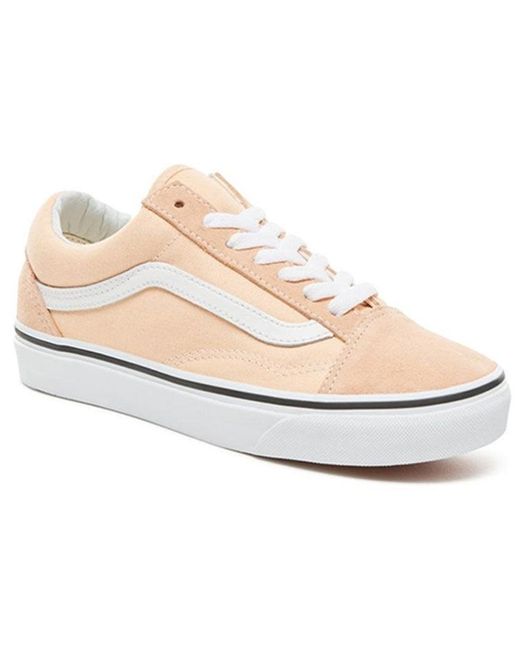Vans White Old Skool 'Bleached Apricot' for men