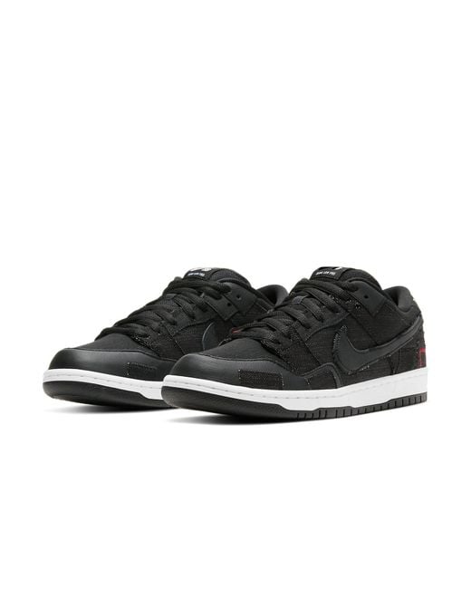 Nike Black X Wasted Youth Sb Dunk Low Denim' for men