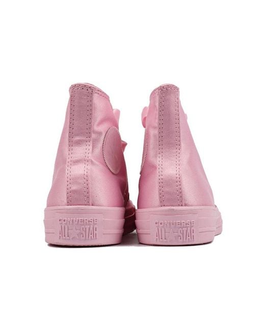 Converse Pink Chuck Taylor All Star Big Eyelet Hi for men