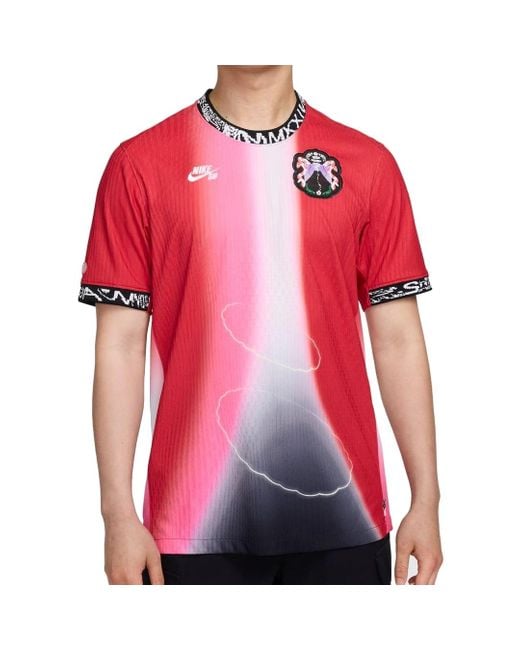 Nike Men's Red Sb Dri-Fit Adv Short-Sleeve Jersey 'Team Japan'