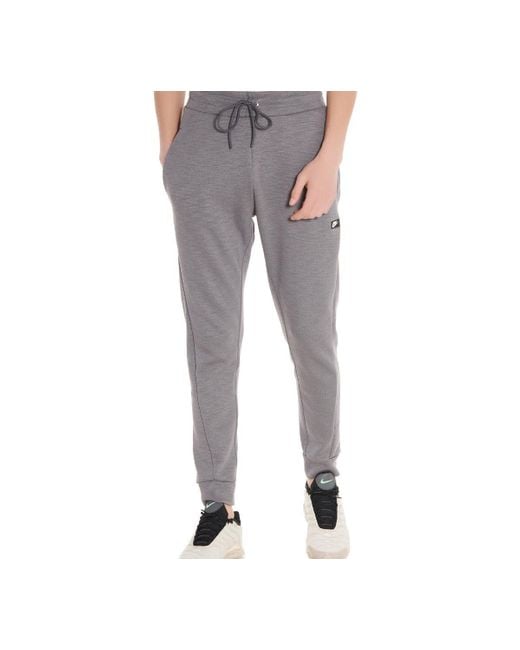 Nike Gray Small Label Knit Breathable Sports Long Pants for men