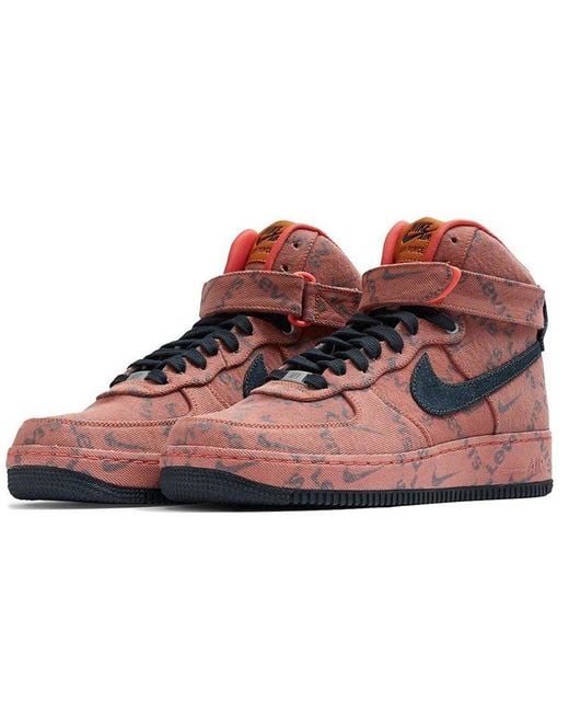 Nike Brown By You X Levi's Air Force 1 High 'Exclusive Denim' for men