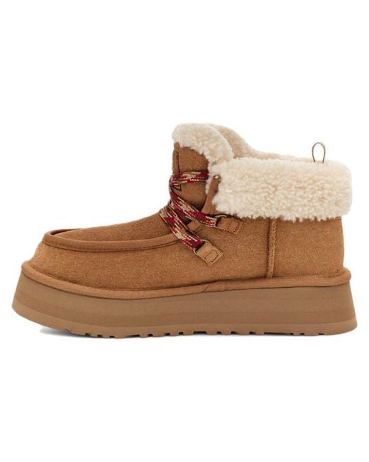 Ugg Brown (Wmns) Funkarra Cabin Cuff Boot 'Chestnut'