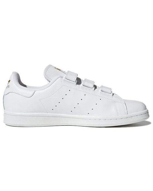Adidas White Originals Stan Smith Shoes 'Cloud Metallic' for men