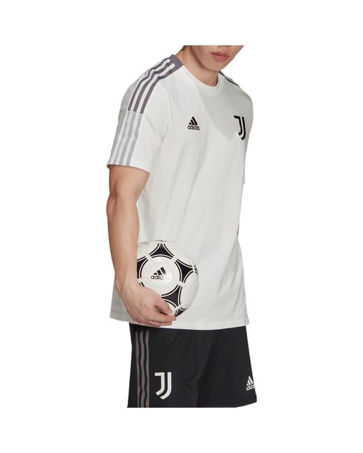 Adidas Gray Soccer/Football Short Sleeve T-Shirt for men